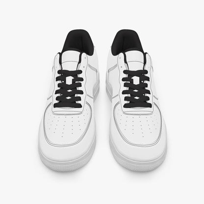 Low-Top Unisex Leather Sports Sneakers