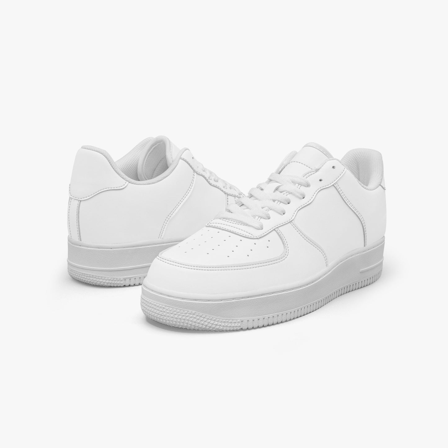 Low-Top Unisex Leather Sports Sneakers