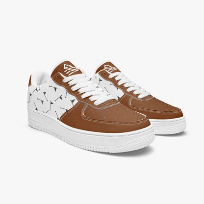 389. Type 2 AF1 Low-Top Microfiber PU Leather Sports Sneakers