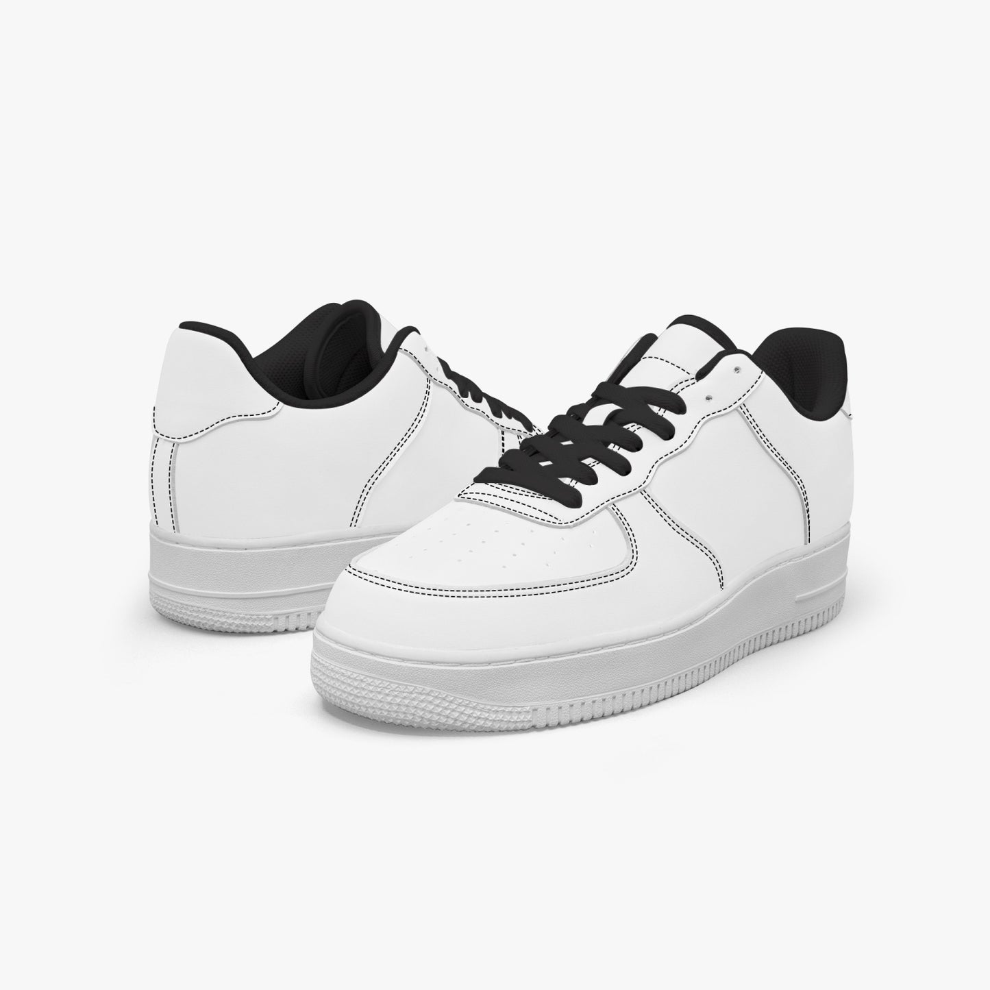 Low-Top Unisex Leather Sports Sneakers