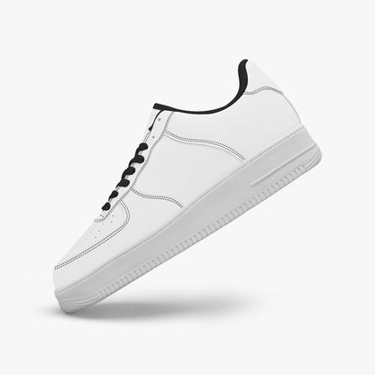 Low-Top Unisex Leather Sports Sneakers