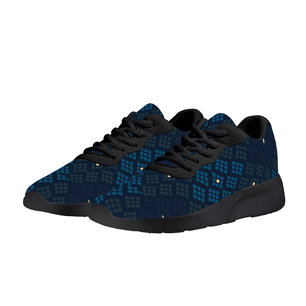 Air Mesh Running Shoes - Black