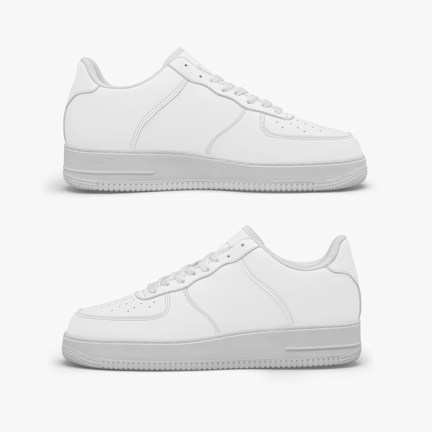 Low-Top Unisex Leather Sports Sneakers