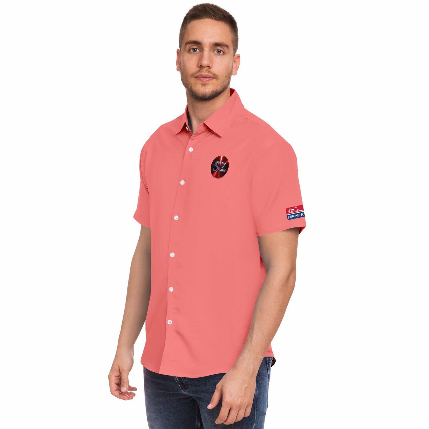 Pro Billiards Tour Short Sleeve Button Down Shirt