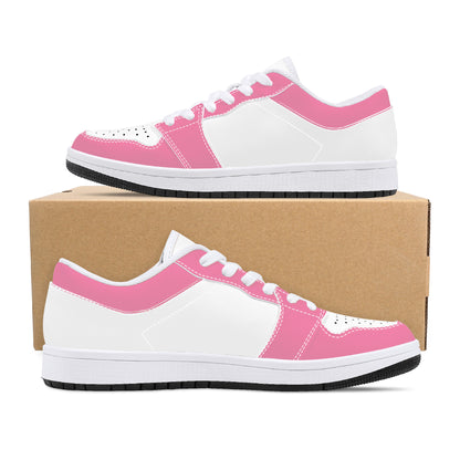 Leather Sneakers - Pink Passion