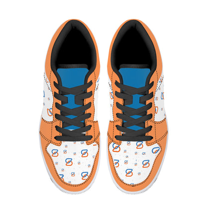 Low-Top Synthetic Leather Sneakers - Custom Designed for Teri Nichols-Willman